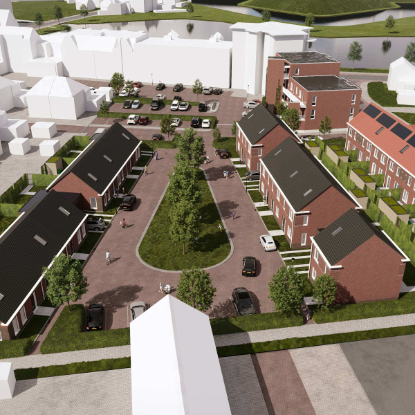 verkoopimpressie vogelvlucht